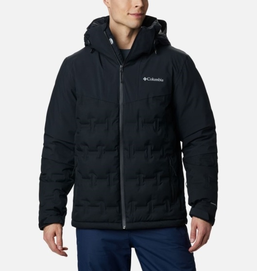 Columbia Wild Card Men's Ski Jacket Black | 736-SFLIUX