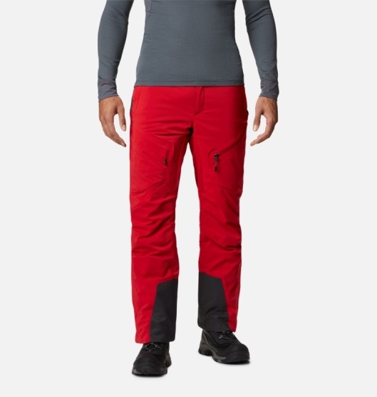 Columbia Wild Card Men's Ski Pants Red | 914-AGEMNQ