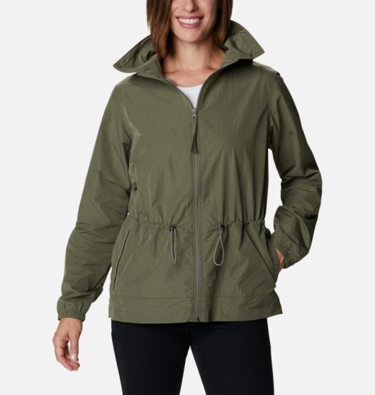 Columbia Wild Willow Women's Windbreaker Green | 219-FJMNBG