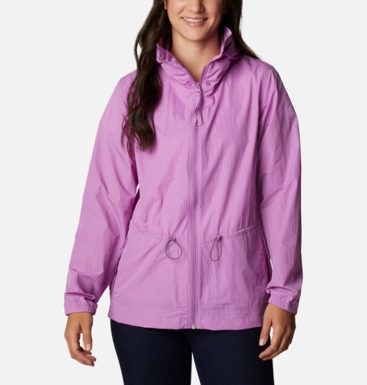 Columbia Wild Willow Women's Windbreaker Pink | 294-HPXKFL