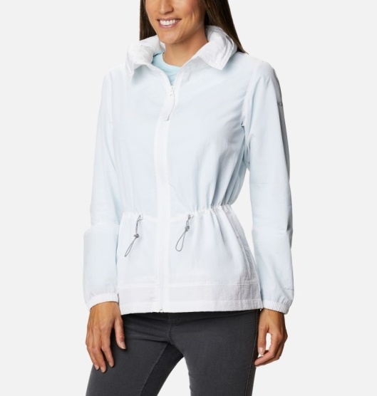 Columbia Wild Willow Women's Windbreaker White | 326-ZRQCNB