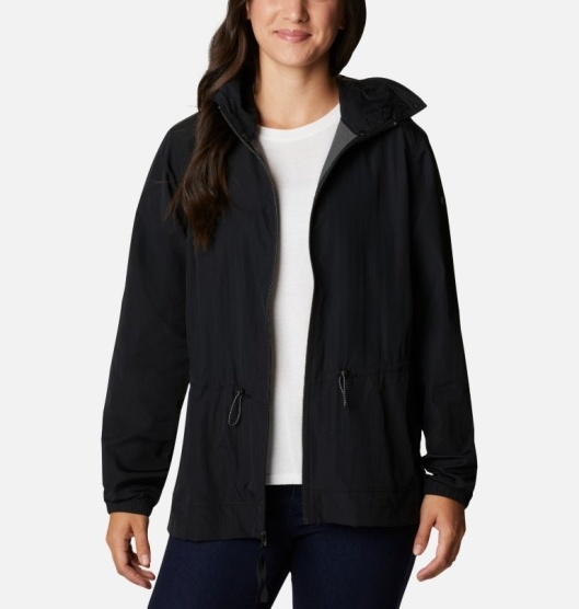 Columbia Wild Willow Women's Windbreaker Black | 604-UYWPVX