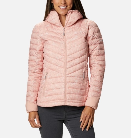 Columbia Windgates Women's Hooded Jacket Pink | 071-JFYIPA