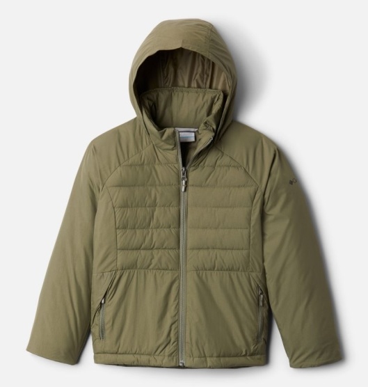 Columbia Windy Ways Kids' Windbreaker Green | 278-TRCMWB