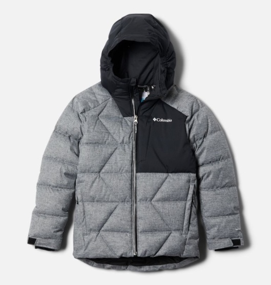 Columbia Winter Powder Kids' Insulated Jacket Black | 573-DFBVIM