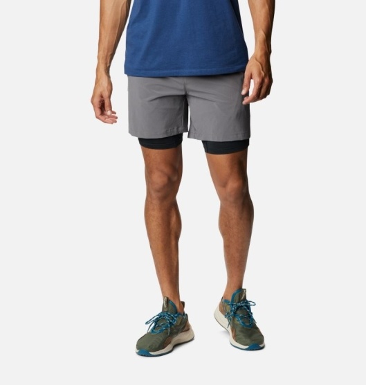 Columbia Zero Rules Men's Shorts Grey Black | 059-OAWCJZ