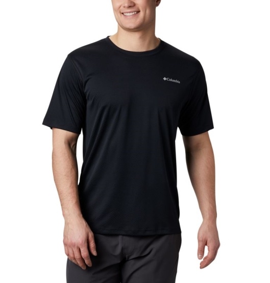 Columbia Zero Rules Men's T-Shirt Black | 465-NGUXAQ