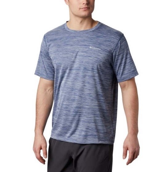 Columbia Zero Rules Men's T-Shirt Blue | 378-HIWBSG