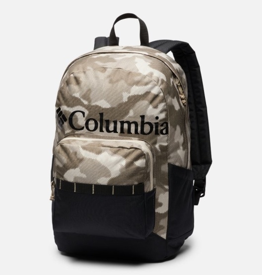 Columbia Zigzag 22L Kids' Backpacks Khaki Black | 249-MKVCNR