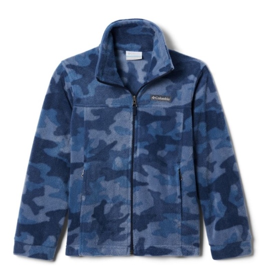 Columbia Zing III Kids' Fleece Jacket Navy | 581-FQTVRI